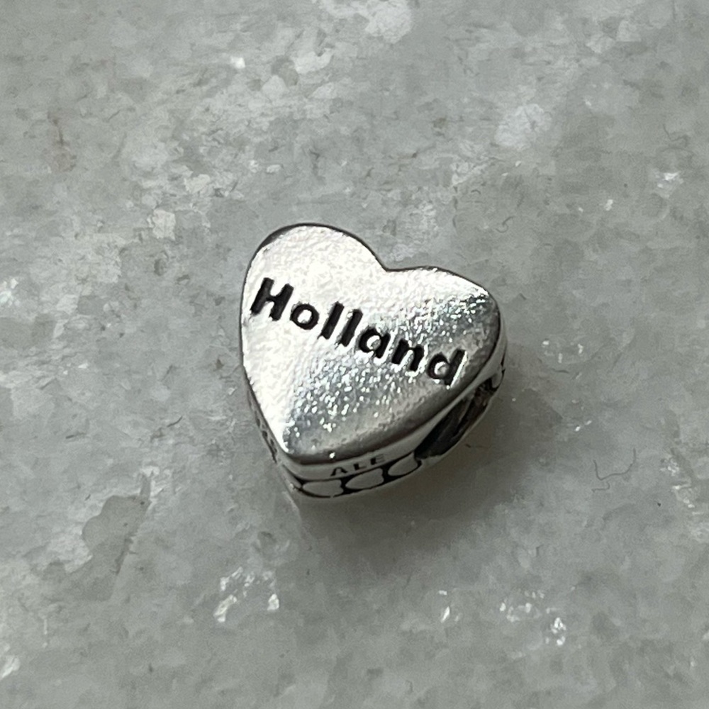 Holland Heart Pandora Charm 935 Silver